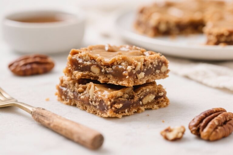 Keto Pecan Pie Bars – A Cozy, Low-Carb Treat