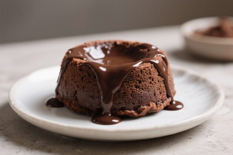 Keto Chocolate Lava Cake – Rich, Gooey, and Low-Carb