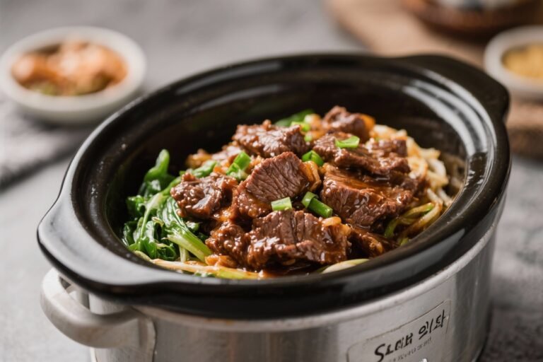 Slow Cooker Korean Beef – Tender, Flavorful, and Easy