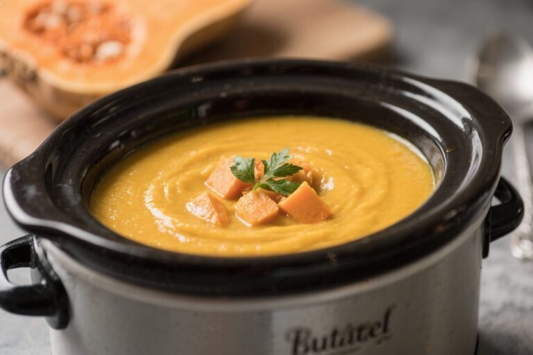 Crockpot Butternut Squash Soup – Cozy, Creamy, and Effortless