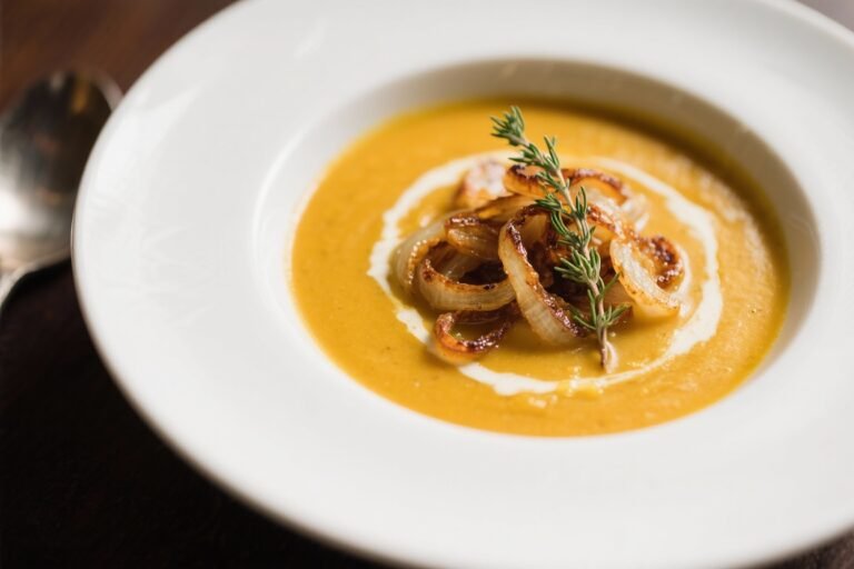 Pumpkin Soup with Caramelized Onions and a Hint of Thyme: The Cozy Bowl That Wins Weeknights