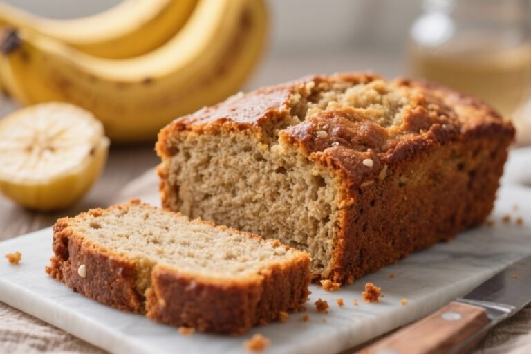 Keto Banana Bread (No Real Bananas!) – Tender, Sweet, and Low-Carb