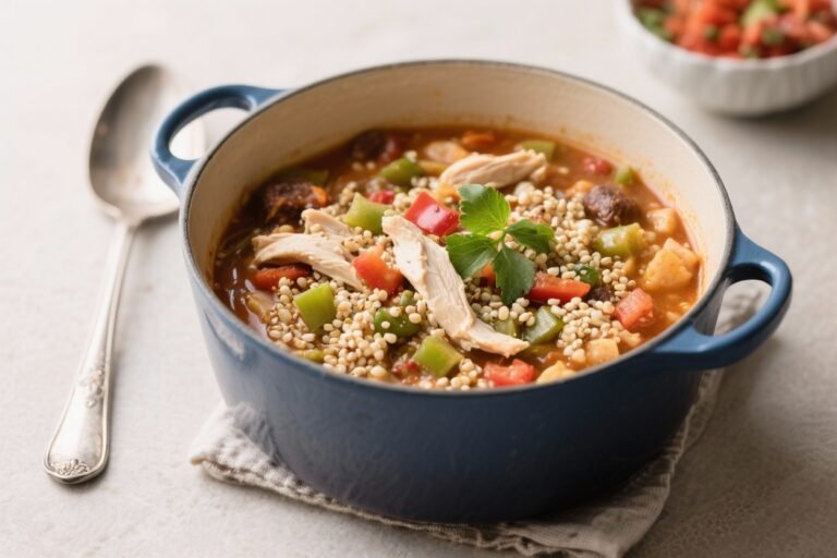 One-Pot White Chicken Chili With Quinoa – Cozy, Hearty, and Easy