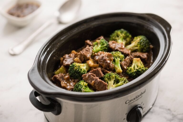 Slow Cooker Beef and Broccoli – A Comforting, Set-It-and-Forget-It Favorite