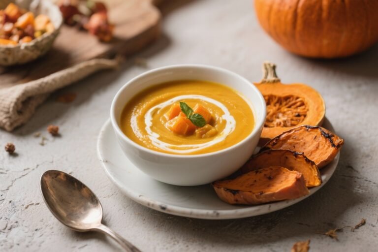 Roasted Pumpkin and Sweet Potato Soup — Fall’s Coziest Combo You’ll Make On Repeat
