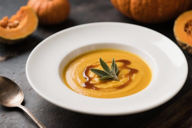 This Savory Pumpkin Soup with Sage and Brown Butter Drizzle Will Make You Forget Every Basic Fall Recipe