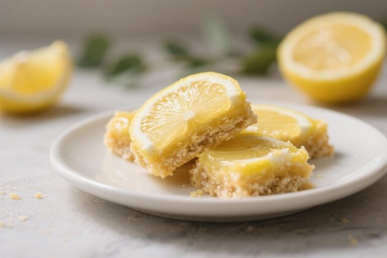 Keto Lemon Bars – Bright, Zesty, and Low-Carb