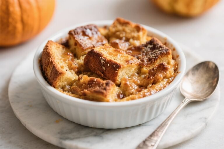 Keto Pumpkin Bread Pudding – Cozy, Low-Carb Comfort