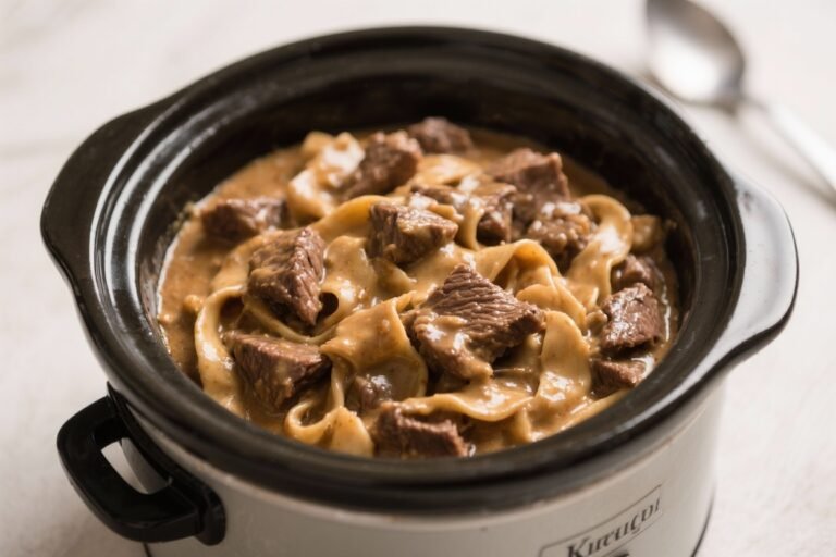 Crockpot Beef Stroganoff – Cozy, Creamy, and Easy