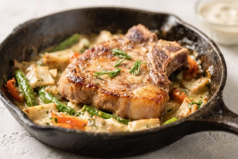 One-Pan Ranch Pork Chops – Simple, Flavorful, and Weeknight-Friendly
