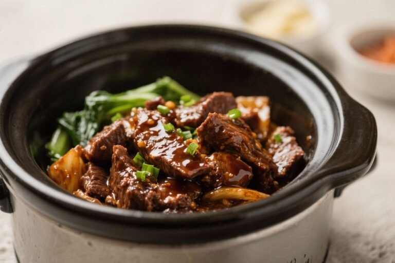 Slow Cooker Teriyaki Beef – Tender, Saucy, and Effortless