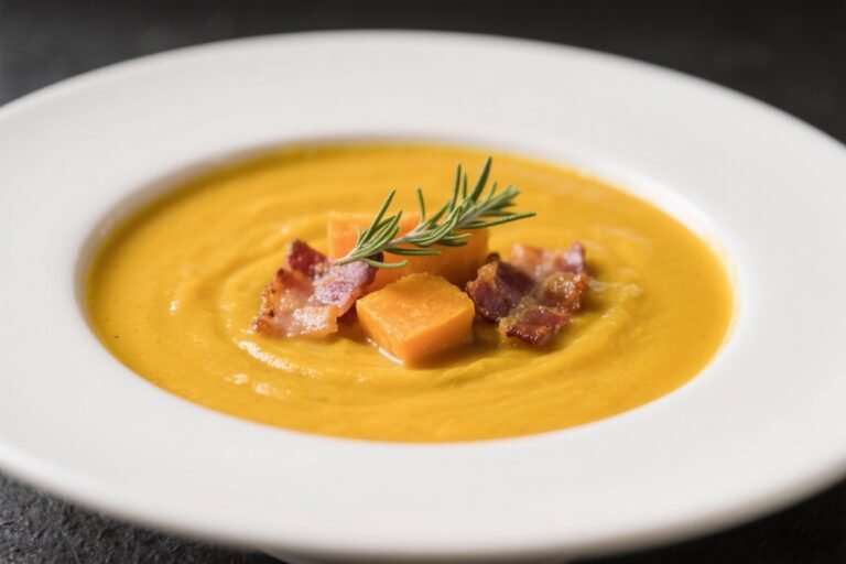 Butternut Squash Soup with Bacon and Thyme: The Cozy Bowl That Makes Your Kitchen Smell Like a Five-Star Fall
