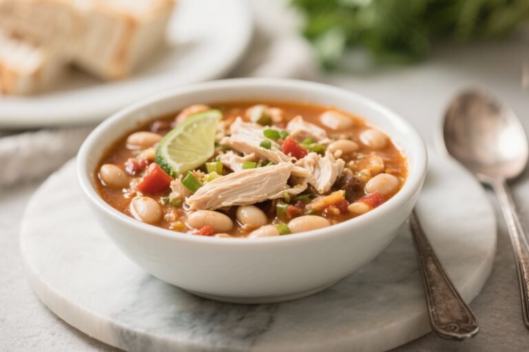 Healthy White Chicken Chili With Cannellini Beans – Cozy, Light, and Satisfying