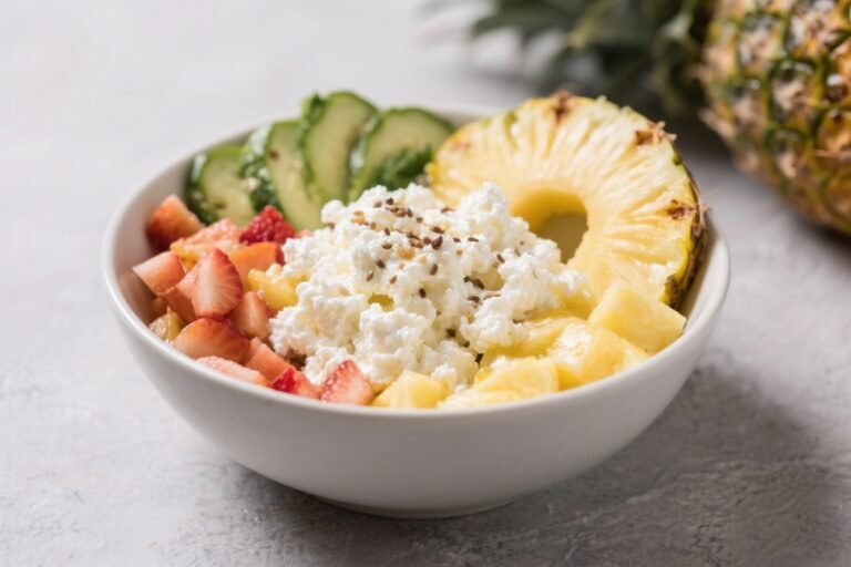 Cottage Cheese & Pineapple Protein Bowl – Fresh, Creamy, and Satisfying