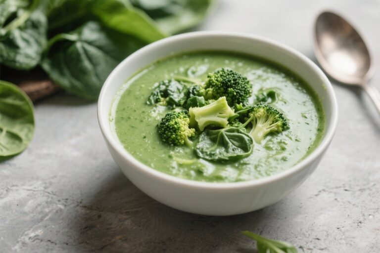 Green Detox Spinach & Broccoli Soup – Light, Comforting, and Nourishing
