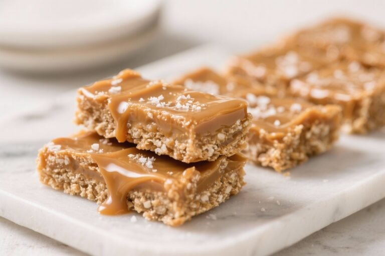 Keto Salted Caramel Bars – Sweet, Buttery, and Low-Carb