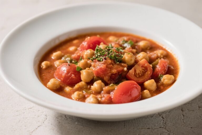 Spicy Chickpea & Tomato Stew – Comforting, Hearty, and Weeknight-Friendly