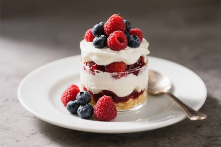 High-Protein Greek Yogurt Parfait With Berries – A Simple, Satisfying Breakfast