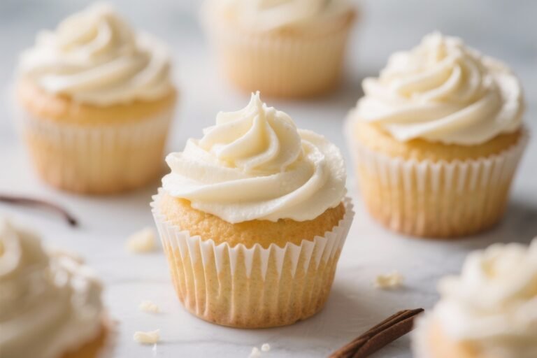 Keto Vanilla Cupcakes – Light, Fluffy, and Low-Carb