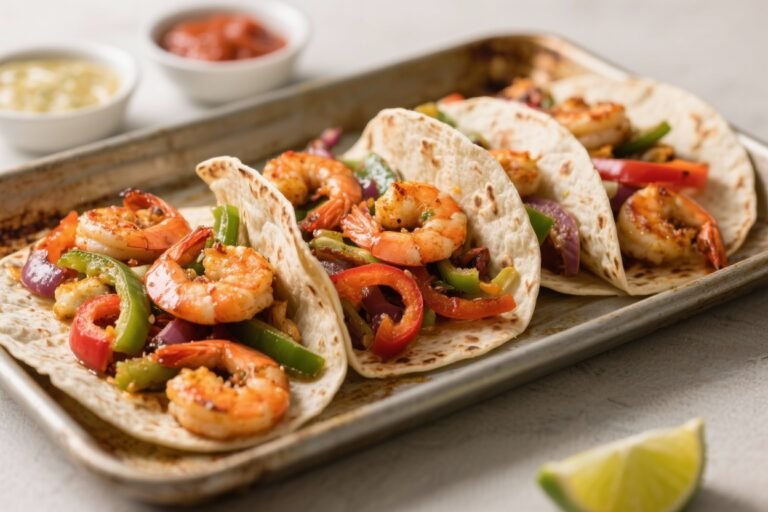 Sheet Pan Shrimp Fajitas – Fast, Flavorful, and Weeknight-Friendly
