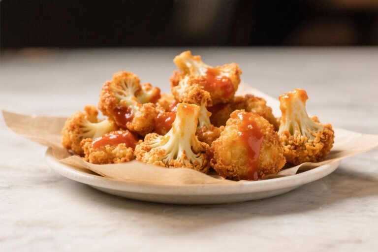 Crispy Cauliflower Buffalo Bites – A Spicy, Crunchy Veggie Favorite