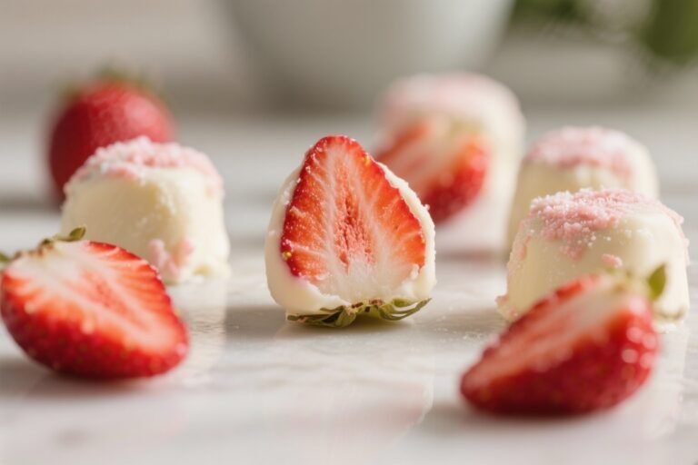 Strawberry Keto Fat Bombs – A Creamy, Low-Carb Treat