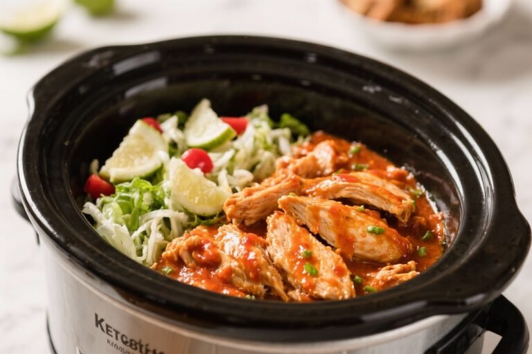 Buffalo Chicken Keto Crockpot – Easy, Flavor-Packed Slow Cooker Comfort