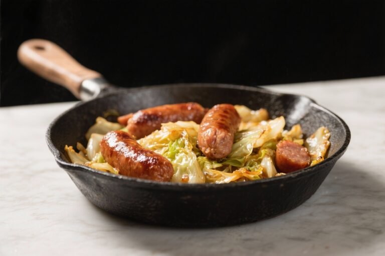 Sausage and Cabbage Skillet – A Cozy, One-Pan Comfort Meal