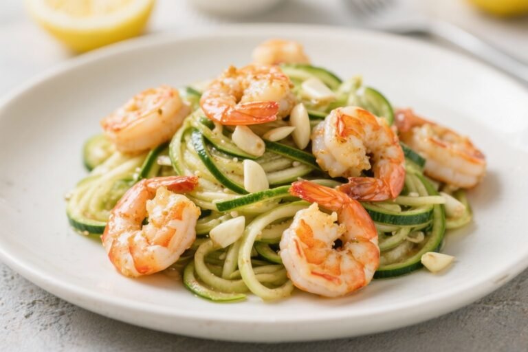 Lemon Garlic Shrimp Zoodles – Bright, Quick, and Satisfying