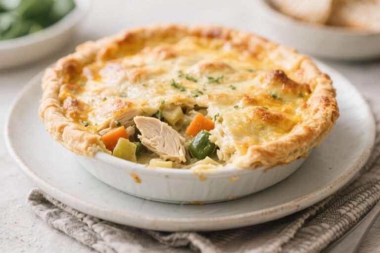 Keto Chicken Pot Pie (Crustless Version) – Cozy, Creamy, And Low-Carb