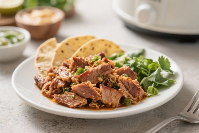 Slow Cooker Keto Pork Carnitas – Tender, Crispy, and Easy