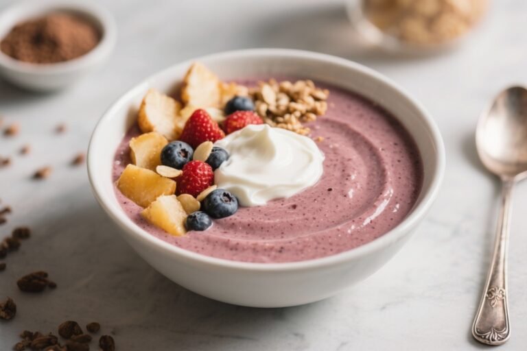 Greek Yogurt Protein Smoothie Bowl – Creamy, Filling, and Easy