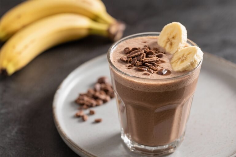 High-Protein Mocha Banana Smoothie – A Creamy, Energizing Breakfast or Snack