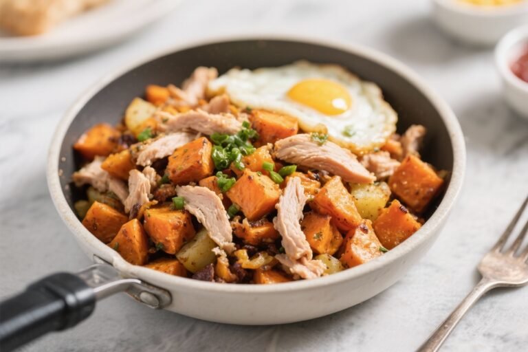 Turkey & Sweet Potato Breakfast Hash – A Hearty, Flavor-Packed Start to Your Day