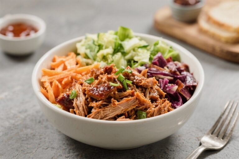 Keto BBQ Pulled Pork Bowls – Smoky, Saucy, and Low-Carb Comfort