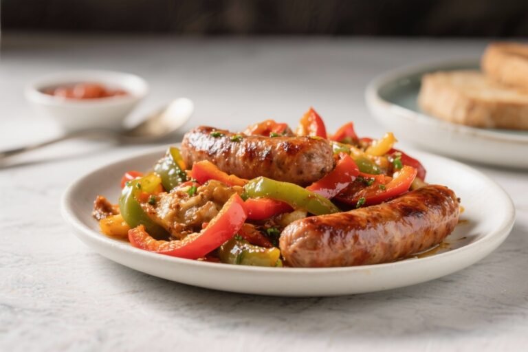 Keto Sausage and Peppers – A Flavorful, Low-Carb Skillet Favorite