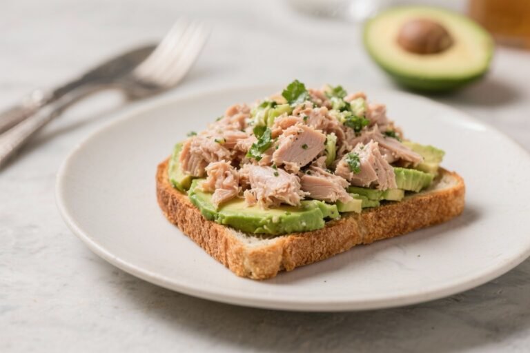 Tuna & Avocado Protein Toast – Simple, Satisfying, and Ready in Minutes