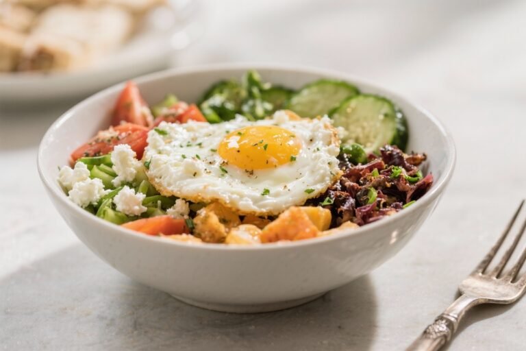 Savory Cottage Cheese & Egg Power Bowl – A Protein-Packed Everyday Meal