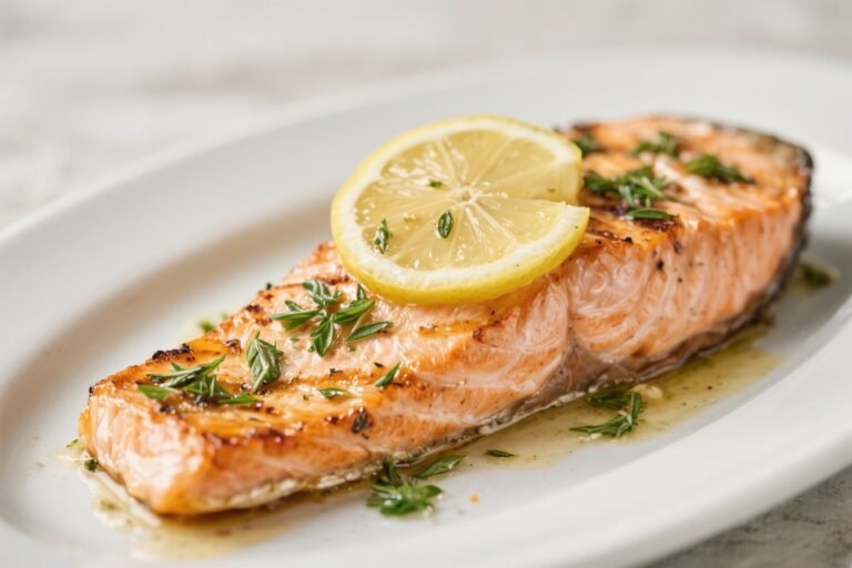Lemon Herb Grilled Salmon – Bright, Fresh, and Weeknight-Friendly