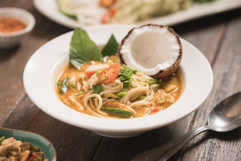 Thai Coconut Curry Noodle Soup – Creamy, Comforting, and Full of Flavor