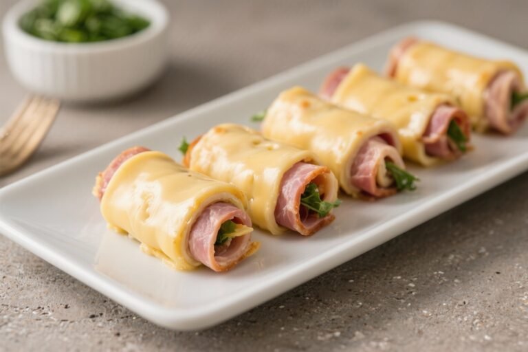 Keto Ham and Cheese Roll-Ups – Fast, Satisfying, and Low-Carb