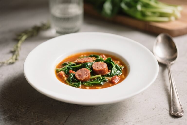 Keto Italian Sausage and Spinach Soup – Cozy, Flavorful, and Low-Carb