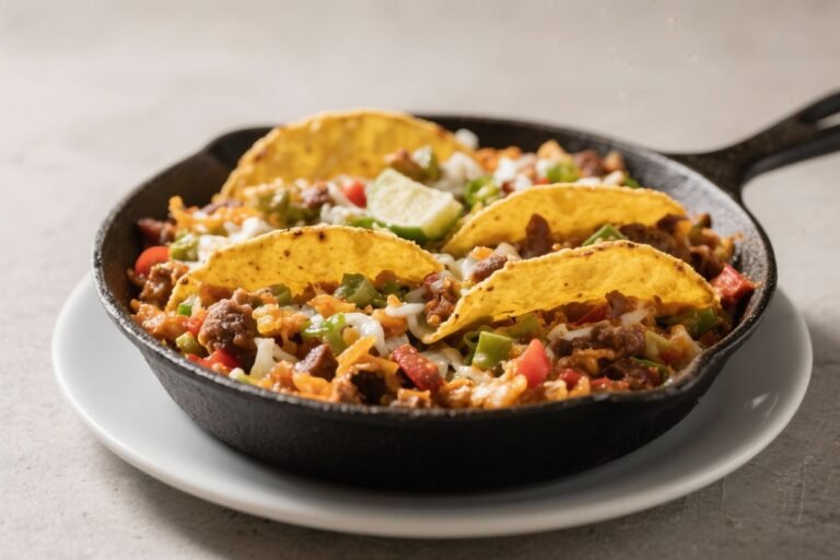 Tex-Mex Keto Taco Skillet – A Fast, Flavor-Packed Low-Carb Dinner