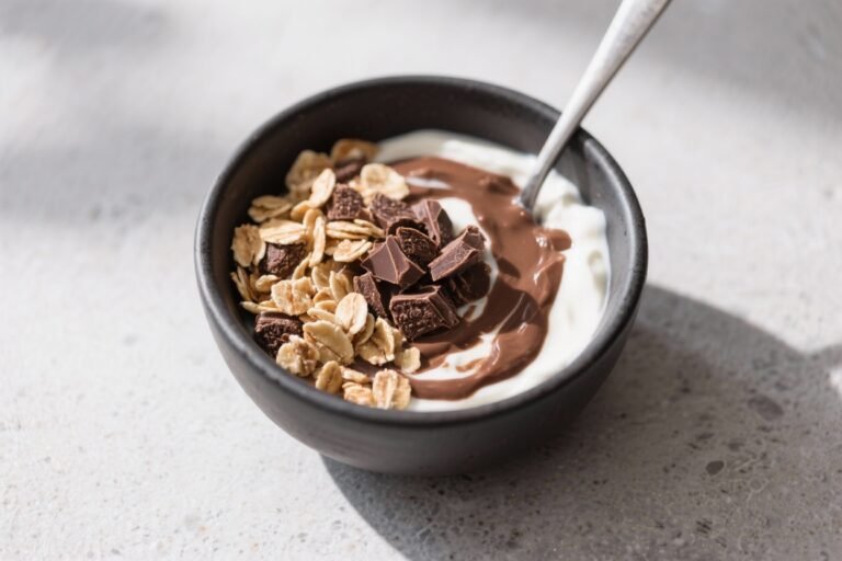 High-Protein Chocolate Greek Yogurt Bowl – A Quick, Satisfying Treat