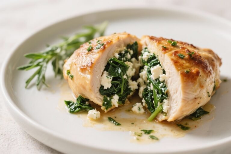 Spinach Feta Stuffed Chicken Breast – Easy, Flavor-Packed Dinner