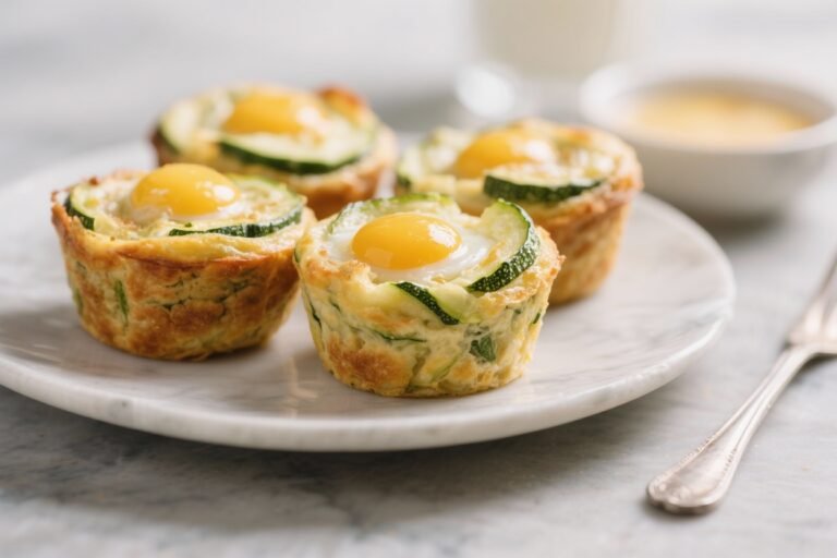 High-Protein Zucchini Egg Muffins – Easy, Make-Ahead Breakfast