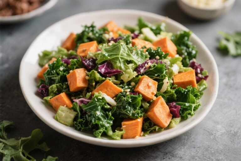 Sweet Potato & Kale Power Salad – Bright, Hearty, and Satisfying