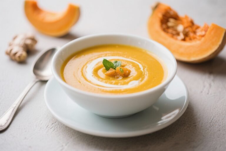 Butternut Squash Ginger Soup – Cozy, Bright, and Comforting