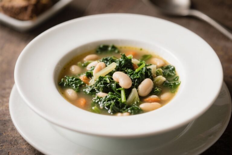 Tuscan White Bean & Kale Soup – Cozy, Hearty, and Simple