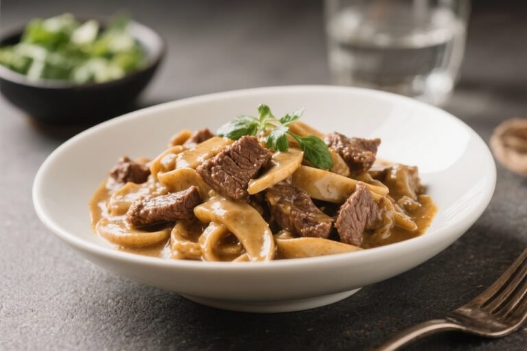 Keto Beef Stroganoff – A Comforting, Low-Carb Classic